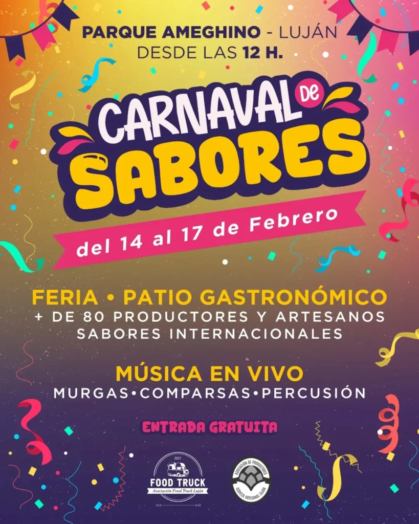 carnaval de sabores lujan