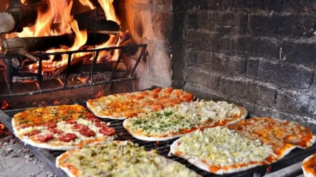 pizza a la parrilla