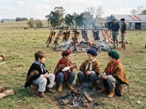 zapala asado a la estaca